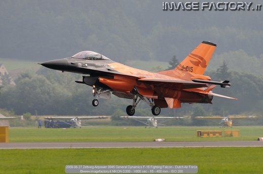 2009-06-27 Zeltweg Airpower 0945 General Dynamics F-16 Fighting Falcon - Dutch Air Force